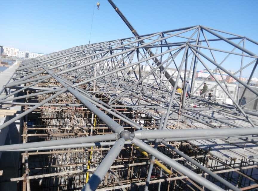 灵宝商贸城屋顶网架工程